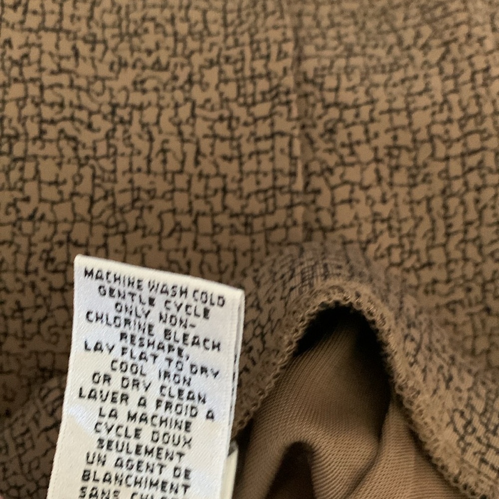 Talbots Elastic Waist Abstract Print Trousers - image 7